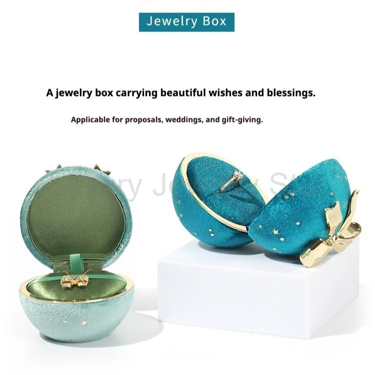 Romantic Spherical Bow-knot Jewelry Box for Ring and Necklace - image 7