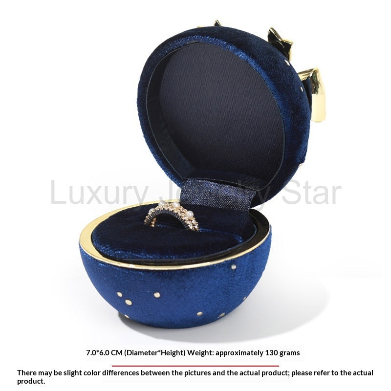 Romantic Spherical Bow-knot Jewelry Box for Ring and Necklace - image 8