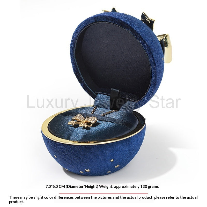 Romantic Spherical Bow-knot Jewelry Box for Ring and Necklace - image 9