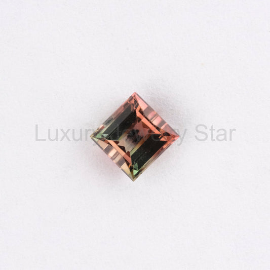 .70 Carat Watermelon Brilliant Cut Lozenge Tourmaline