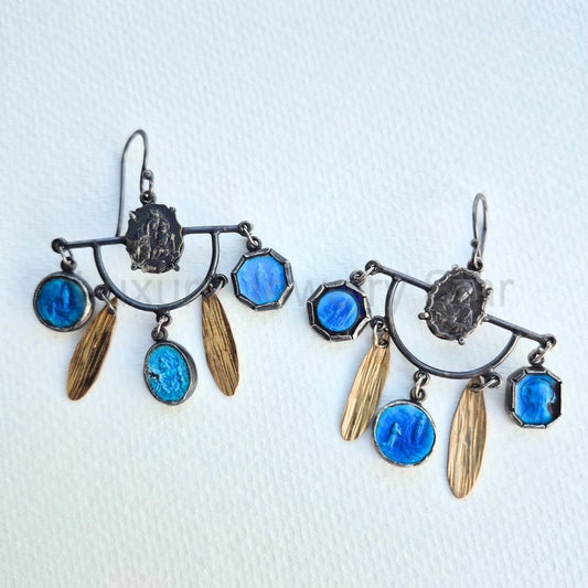 Modern Relic Mother Mary Earrings