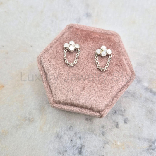 Tiny Cloud Earrings