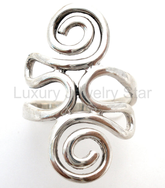 Sterling Silver Wire Wrap Ring Shube's Size 8