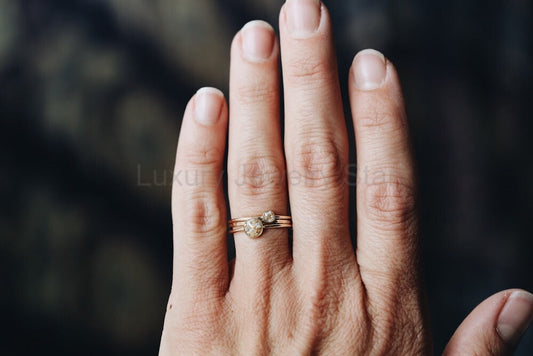 3 Ring Stacked Set - image 2
