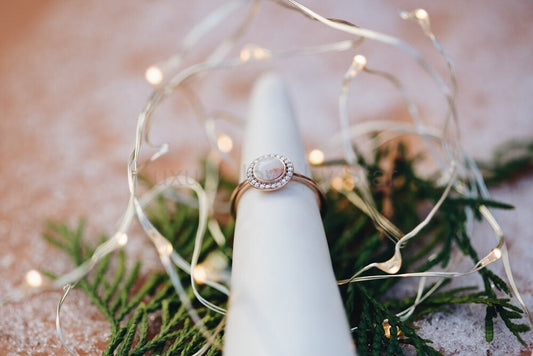 Diamond Halo Ring - image 2