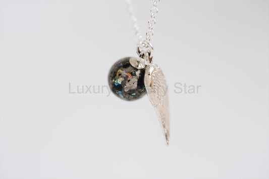Pearl angel wing necklace - image 2
