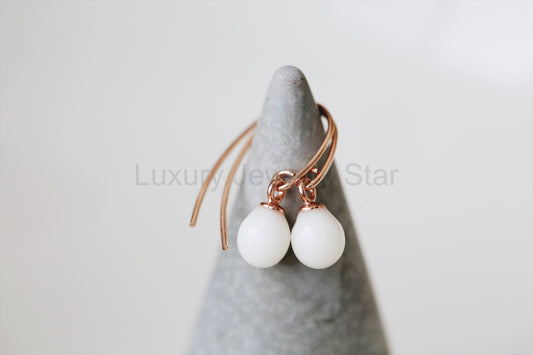 Pearl Drop Earrings - image 2