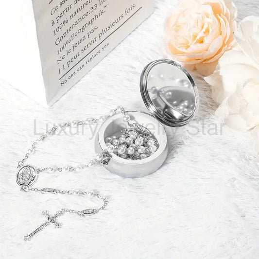 Catholic Rosary Necklace (Virgin Mary/Our Lady of Guadalupe)