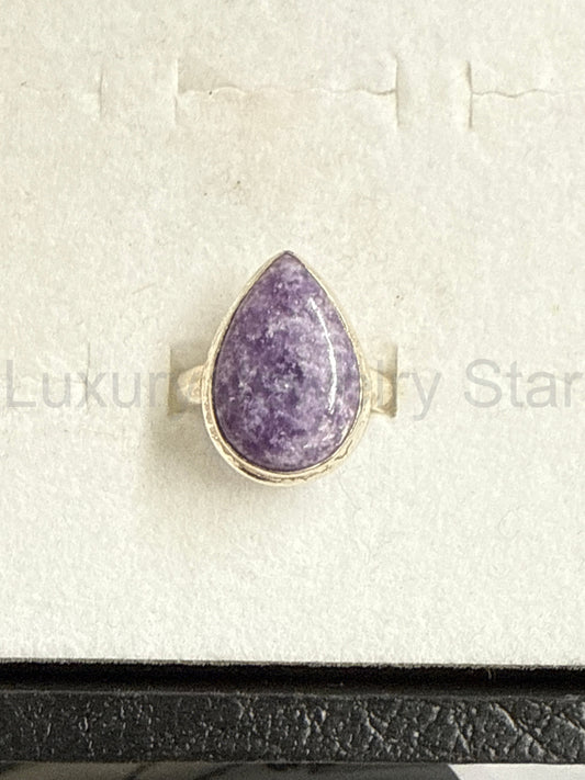 Lepidolite Ring Size 9