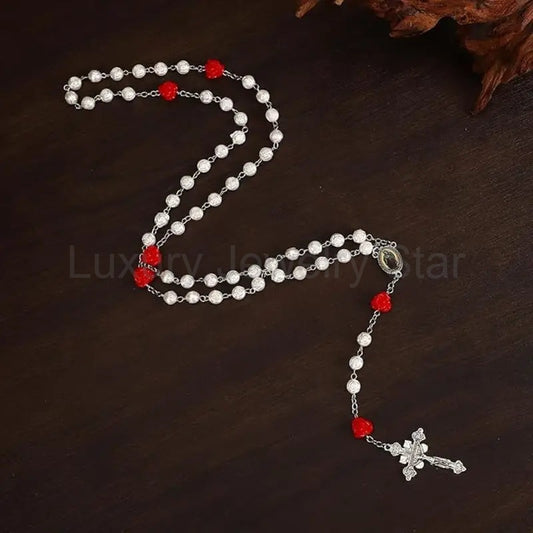 Our Lady of Guadalupe Pearly Rose Rosary - image 2