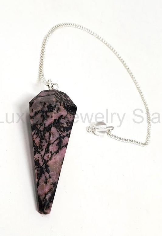 Rhodonite Pendulum