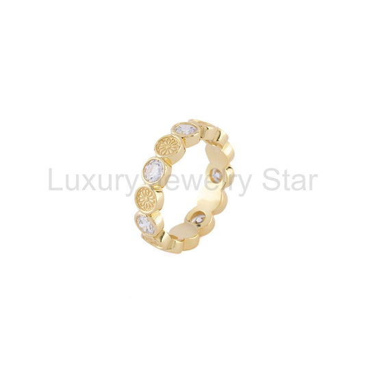 Gold Eternal Ring - image 2