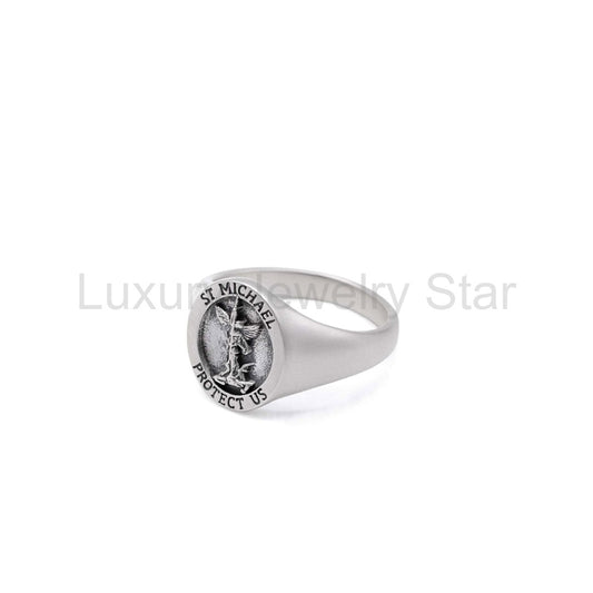 Silver Archangel Ring - image 2