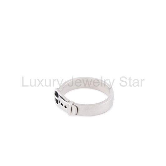 Silver Buckle Ring - image 2