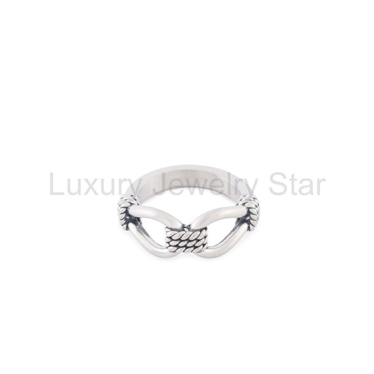 Silver Lasso Ring