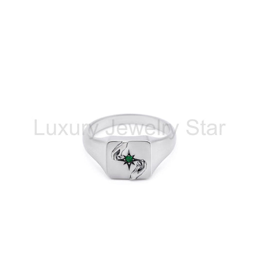 Silver Oracle Ring
