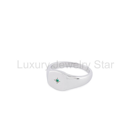 Silver Rival Signet Ring - image 2