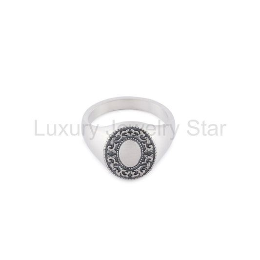 Silver Saloon Ring