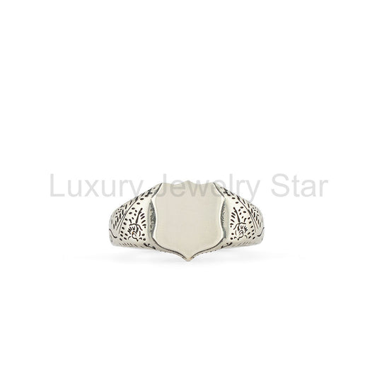 Silver Shield Ring