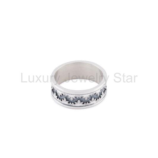 Silver Western Ring