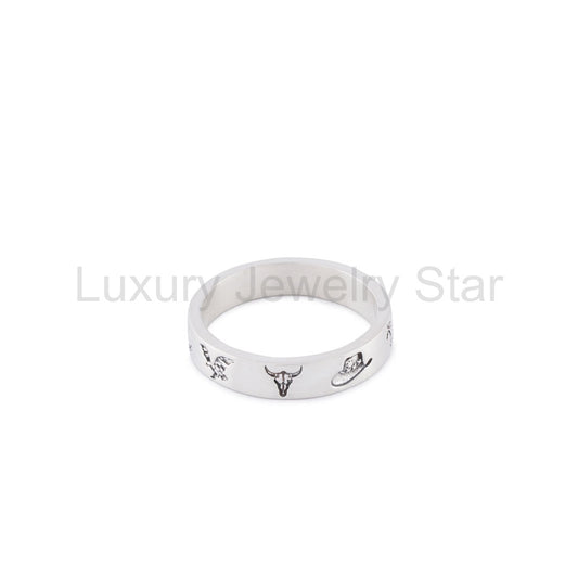 Silver Wild West Ring