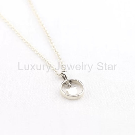 Bear charm necklace