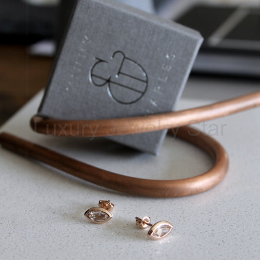 Morganite Earrings in 14k Gold - image 2