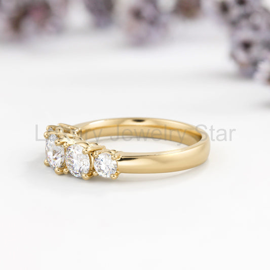 Quintet Lab Diamond Engagement Ring - image 2
