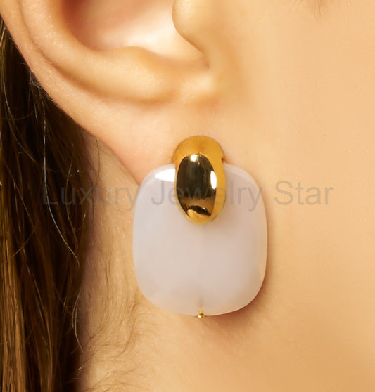 Moonstone Palazzo Earring - image 2