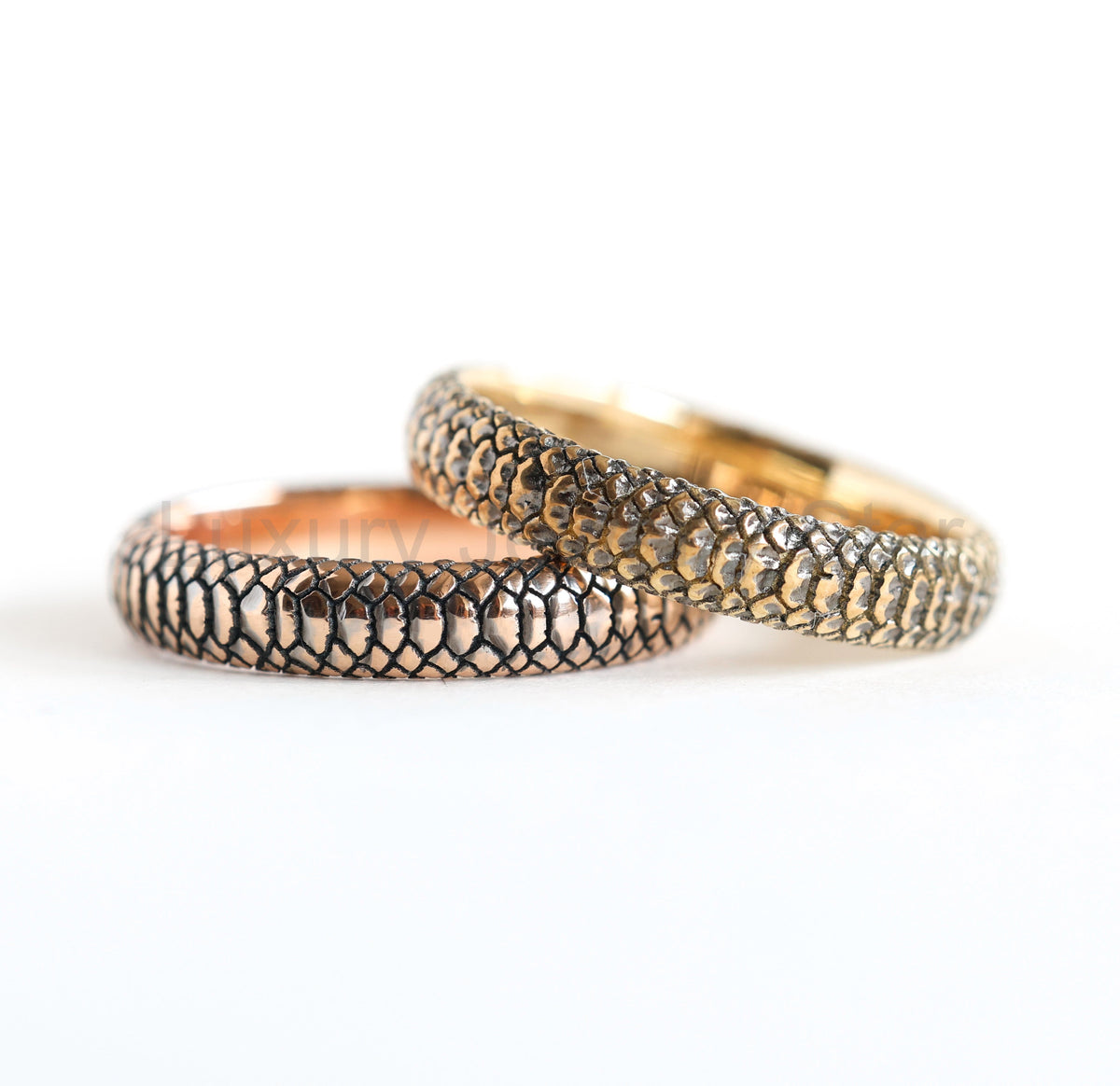 Rose Gold Snake Men's Band – Ready to Ship