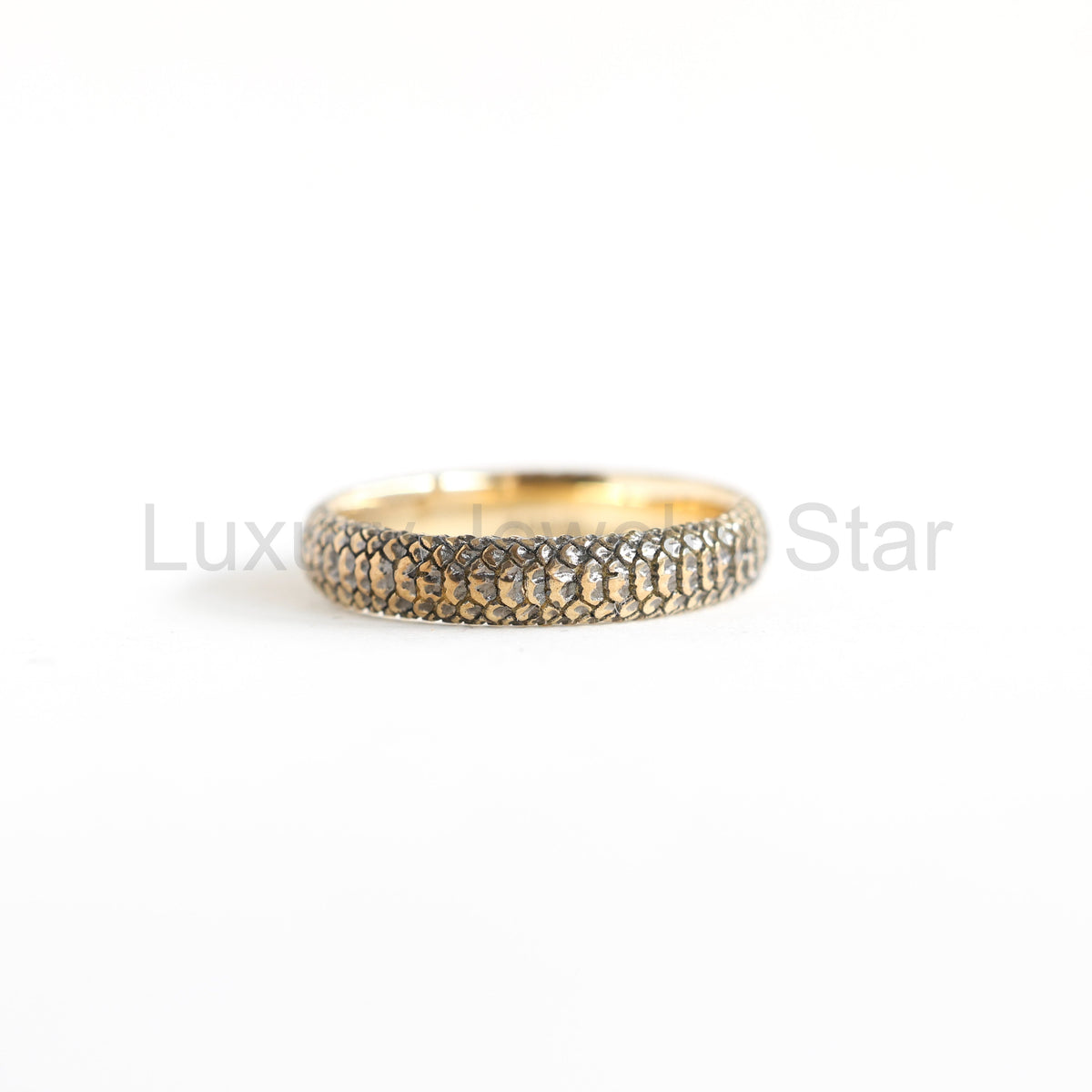 Rose Gold Snake Men's Band – Ready to Ship - image 4