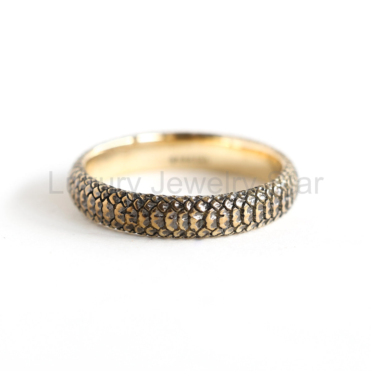 Rose Gold Snake Men's Band – Ready to Ship - image 5