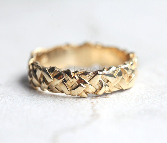 Rustic Textured Unisex Band - Ready to Ship-new