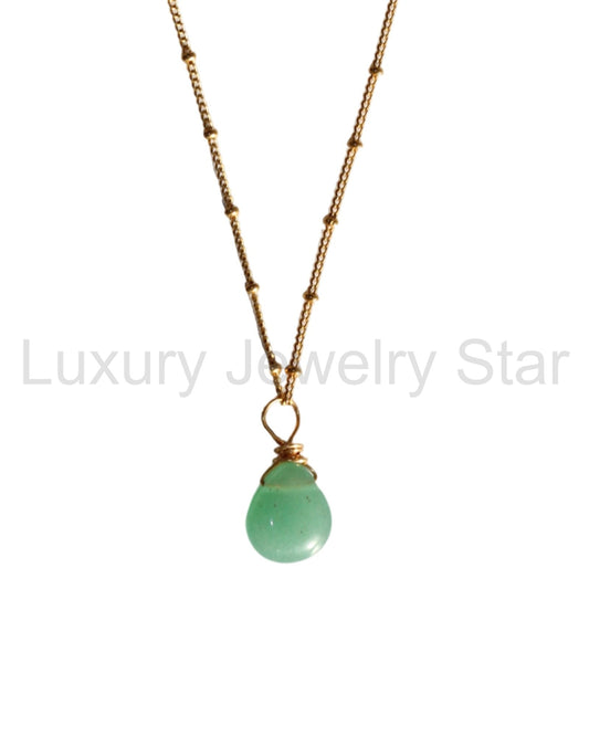 GREEN AVENTURINE NECKLACE
