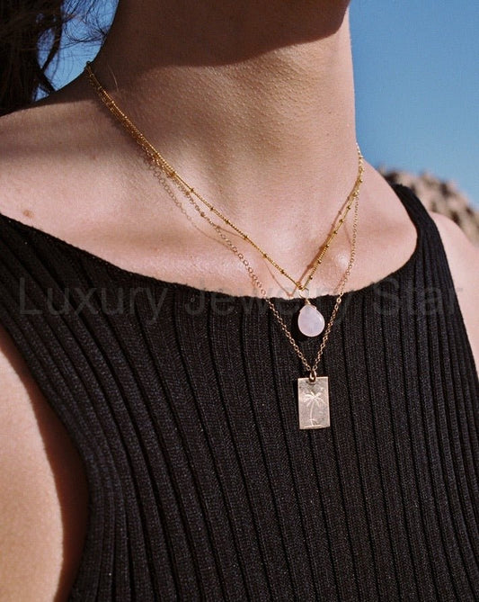ROSE QUARTZ NECKLACE - image 2