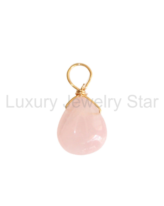 ROSE QUARTZ STONE PENDANT