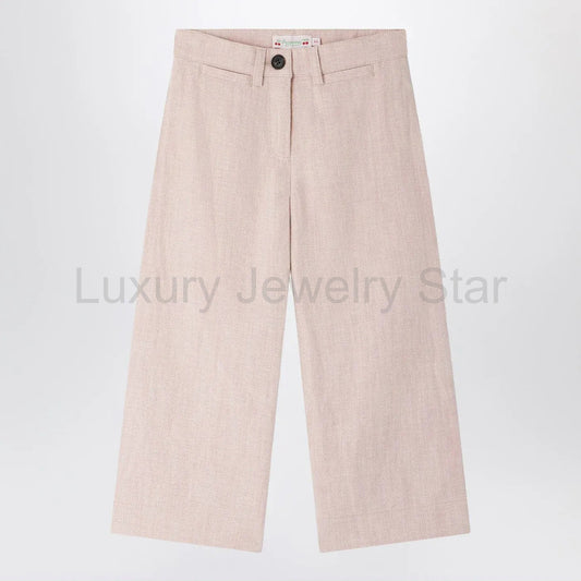 Bonpoint - Gersande trousers in pink linen blend - image 2