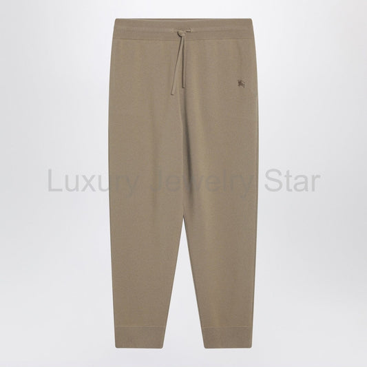 Burberry - Beige cashmere-blend jogging trousers