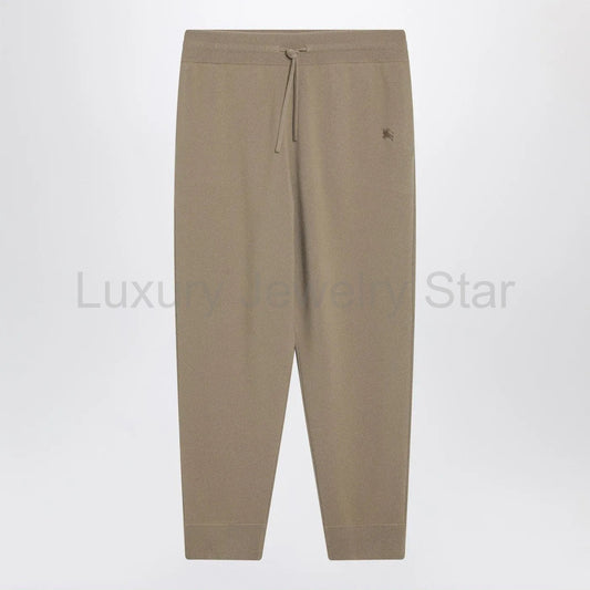 Burberry - Beige cashmere-blend jogging trousers - image 2