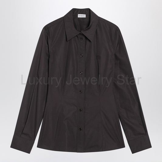 Burberry - Brown cotton shirt