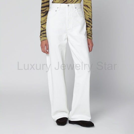 Citizens of Humanity - White Pashmina Ayla baggy jeans