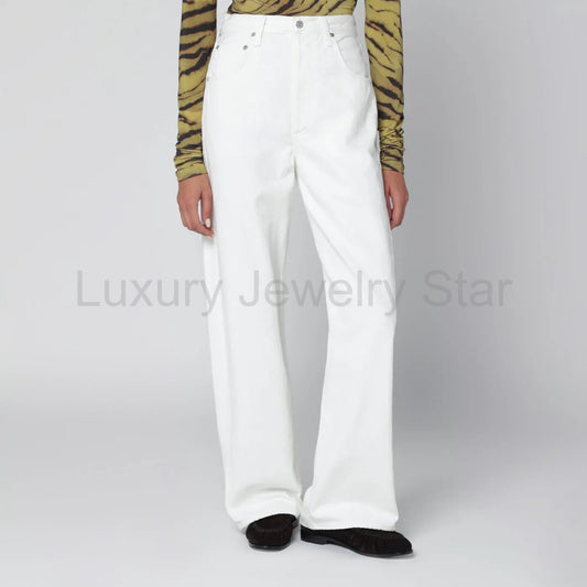 Citizens of Humanity - White Pashmina Ayla baggy jeans - image 2