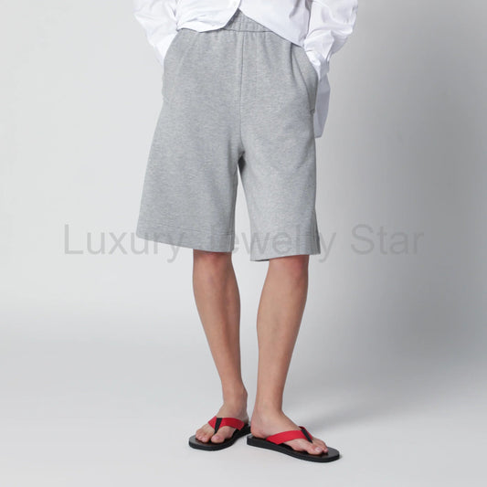 Dries Van Noten - Grey cotton shorts