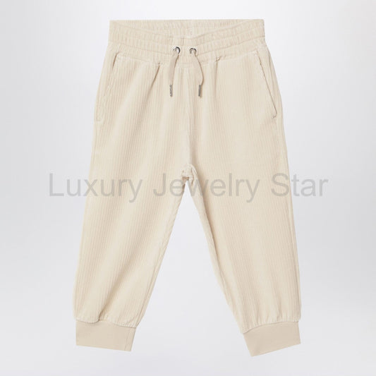 Givenchy - White velvet sweatpants