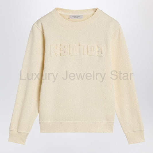 Golden Goose - Ivory cotton sweatshirt