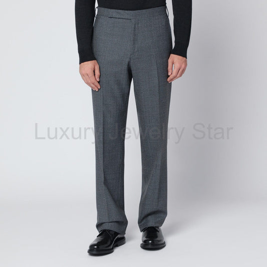 Lardini - Grey wool trousers