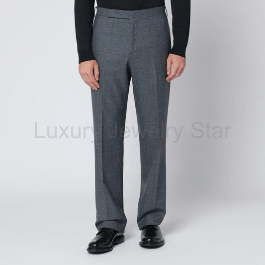 Lardini - Grey wool trousers - image 2