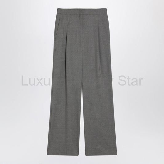LouLou De Saison - Wide grey wool pants