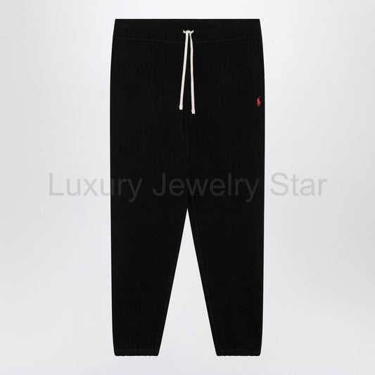 Polo Ralph Lauren - Black cotton-blend jogging trousers