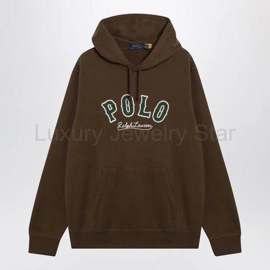 Polo Ralph Lauren - Brown hoodie with logo - image 2